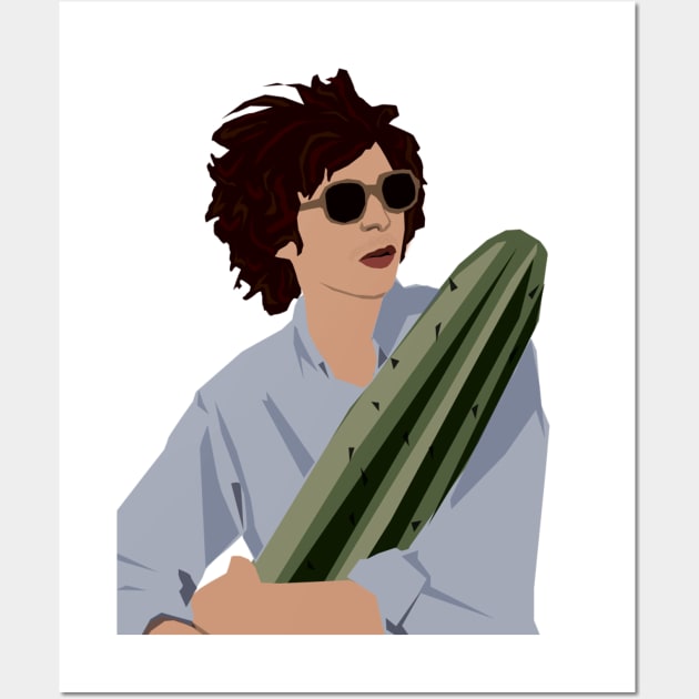 Cactus Cera Wall Art by Shittycartoons